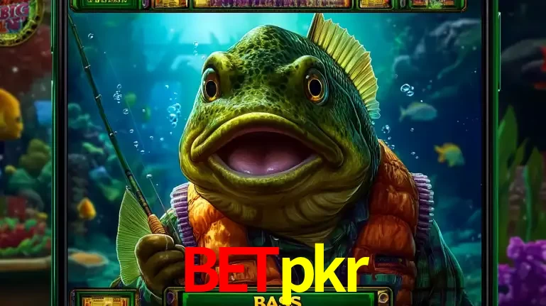 Personagem de peixe pescador do popular jogo de slot com tema de pescaria, uma das emocionantes opções de caça-níqueis para jogar e ganhar no cassino betpkr.